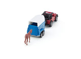 SIKU - JEEP WITH HORSE TRAILER