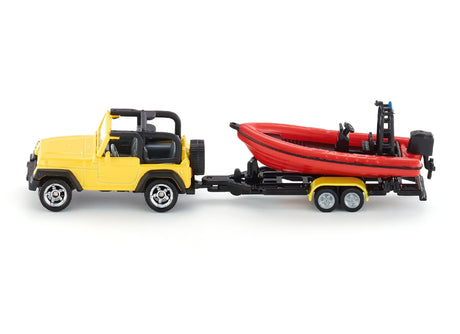 SIKU - JEEP WITH BOAT