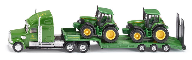 SIKU - LOW LOADER WITH JOHN DEERES - 1:87 SCALE