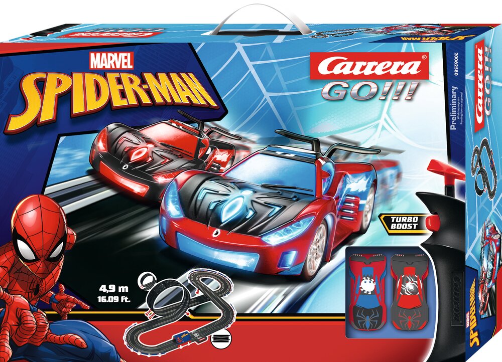 Carrera Go 1:43 Slot Car Set Spider Racing