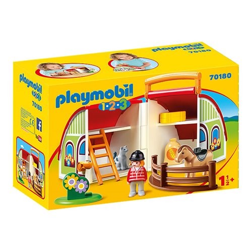 PLAYMOBIL - 1.2.3. MY TAKE ALONG PONY FARM