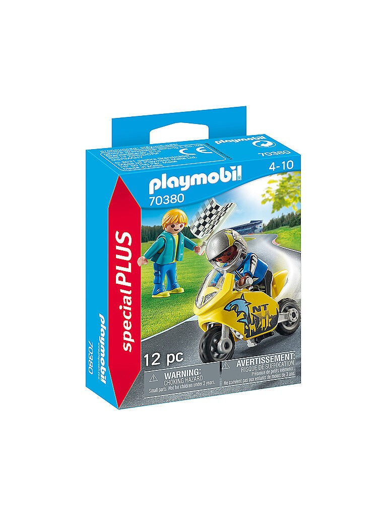 PLAYMOBIL - BOYS WITH MOTORCYCLE