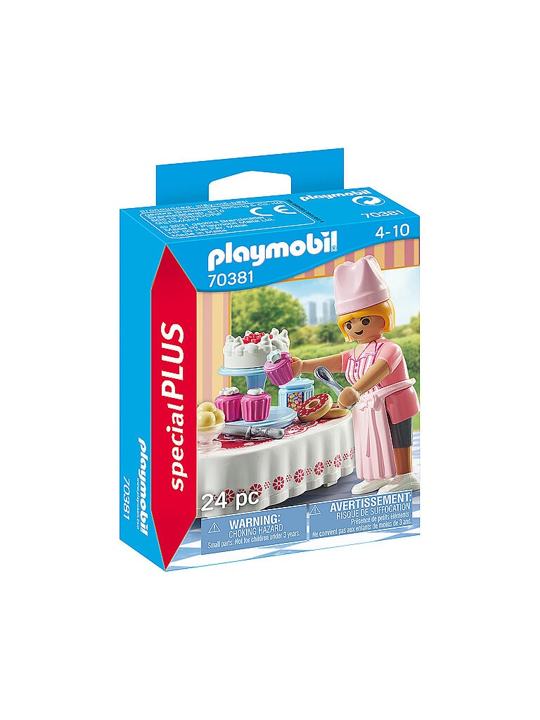 PLAYMOBIL - BAKER WITH DESSERT TABLE