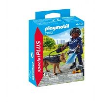 PLAYMOBIL POLICEMAN with SNIFFER DOG