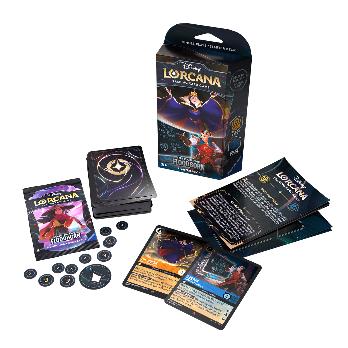 DLC S2 Rise of the Floodborn Starter Deck A - Amber and Sapphire