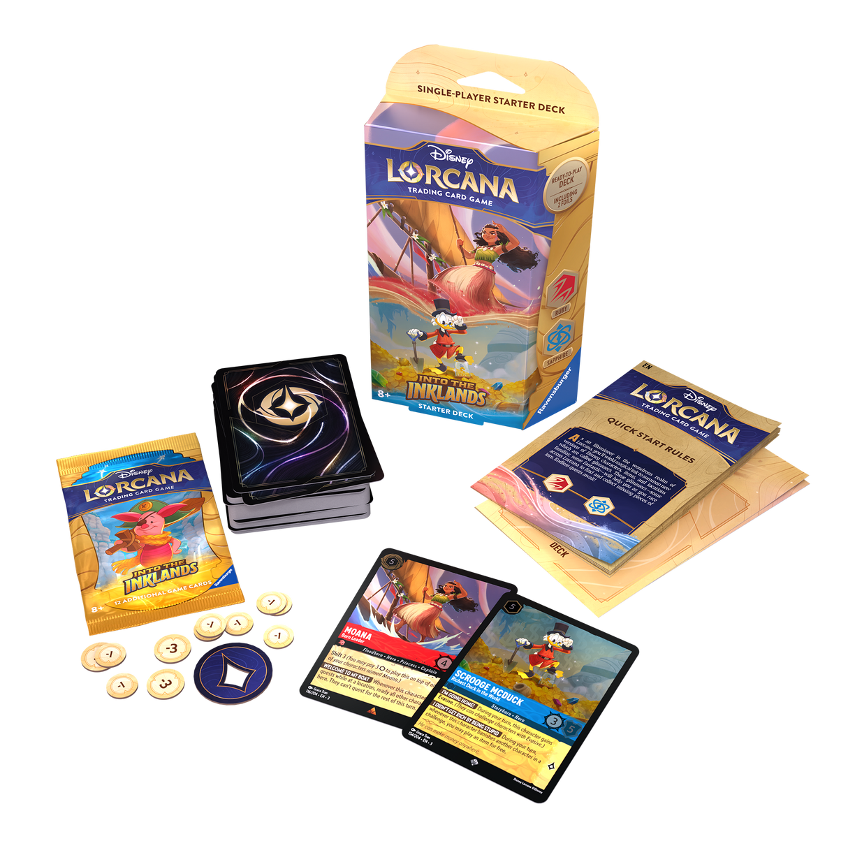 DLC S3 Into the Inklands! Starter Deck B - Ruby & Sapphire