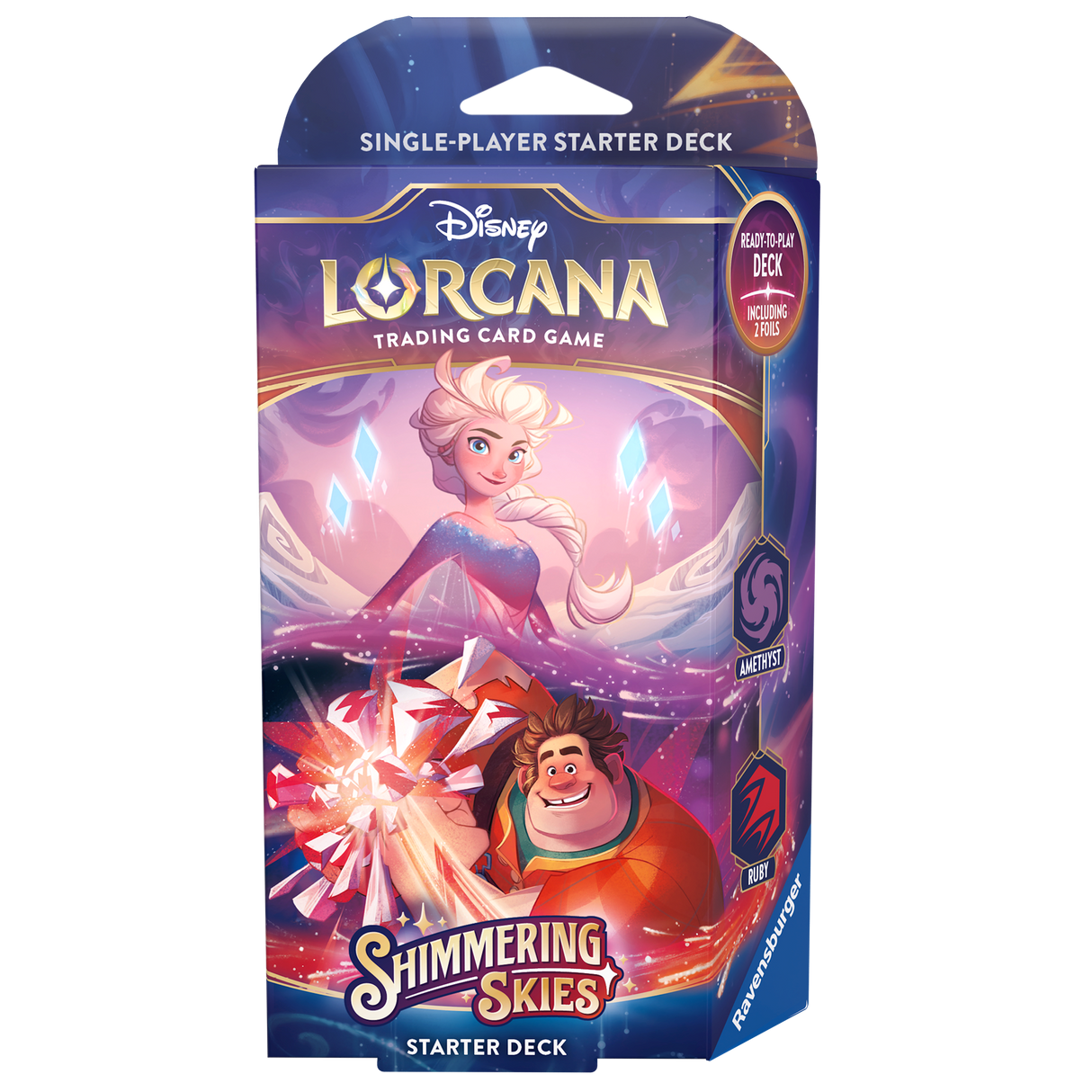 DISNEY LORCANA S5 Shimmering Skies Starter Deck A - Amethyst & Ruby