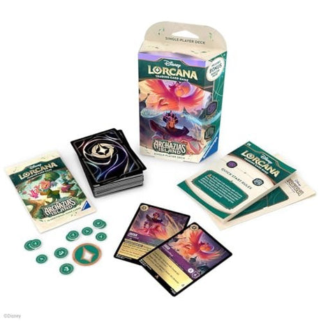 DISNEY LORCANA S7 ARCHAZIA'S ISLAND SINGLE PLAYER DECK ASST - AMETHYST & STEEL