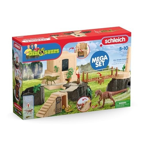 Schleich Dino Temple Conquest Mega-Set