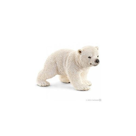 Schleich Wild Life, Realistic Arctic Animal Toys for Kids, Baby Polar Bear Cub Toy Figurine, Ages 3+