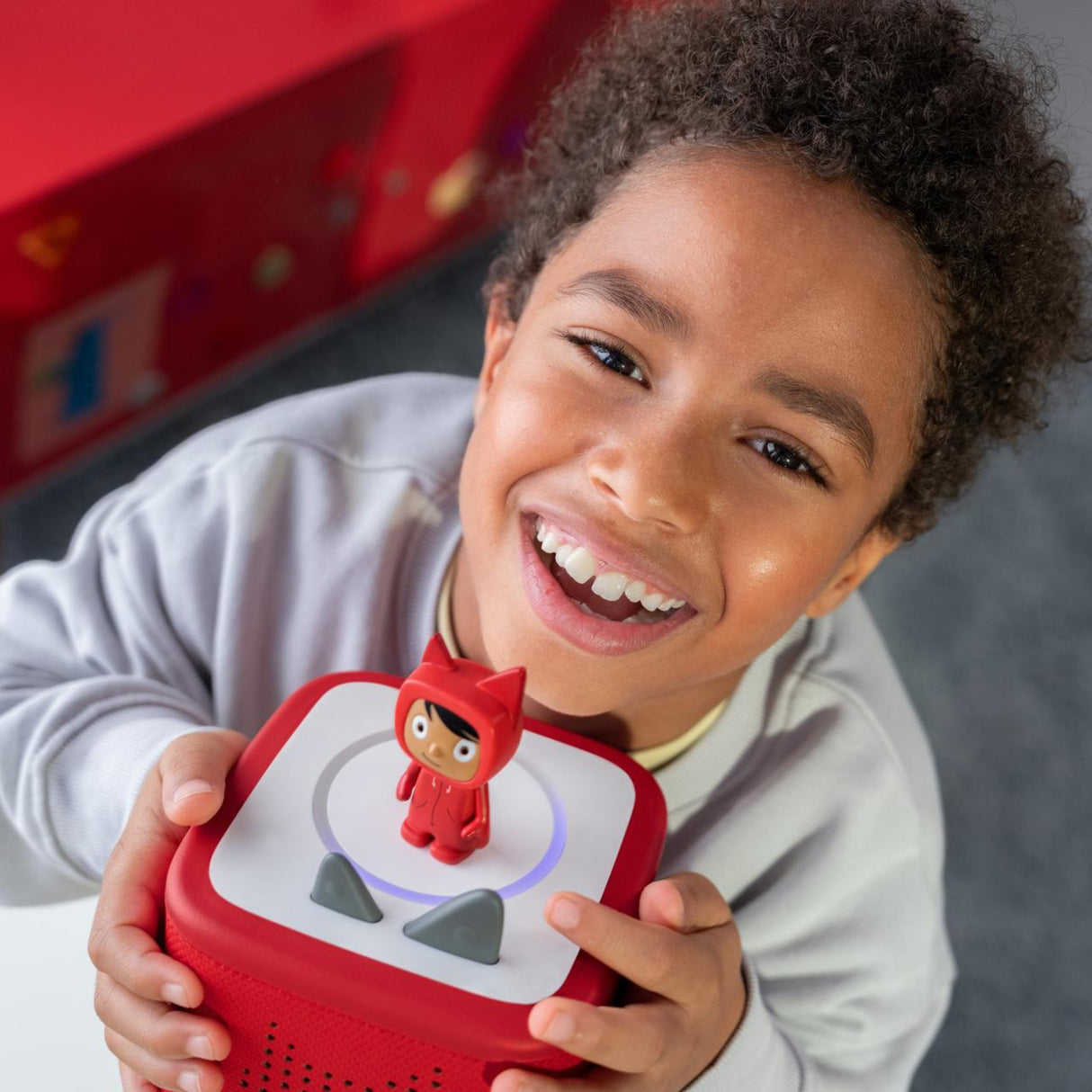 Tonies® Toniebox 2 Starter Set with Creative Tonie Rubie - Sunset Red