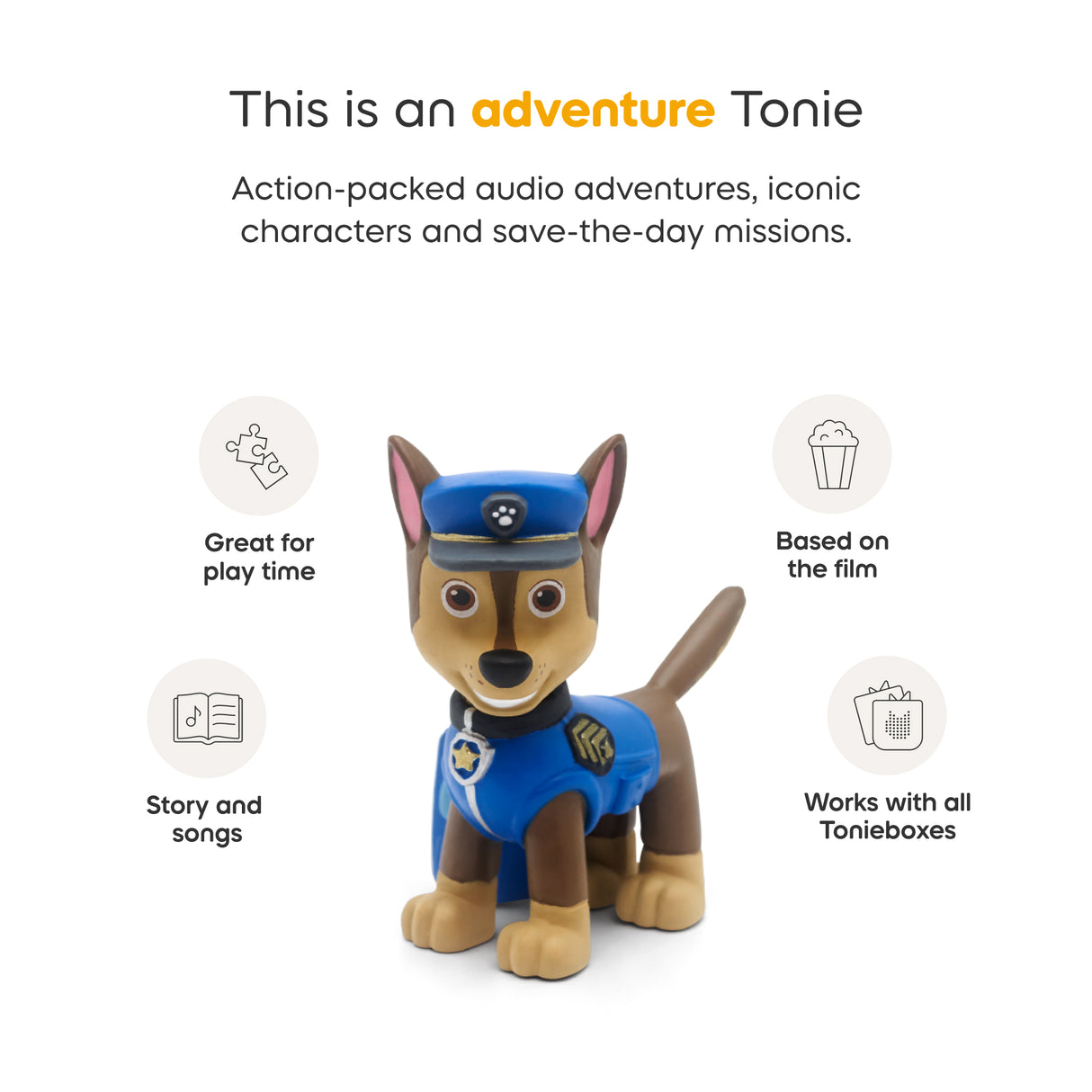 Tonies® PAW Patrol Toniebox 2 Full Play Set - Moon Grey