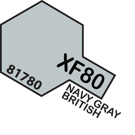 Tamiya Xf-80 Royal Light Grey Acrylic
