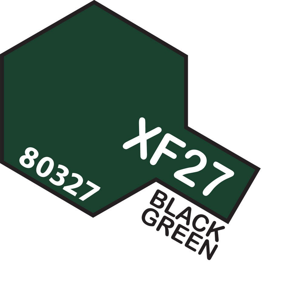 TAMIYA XF-27 BLACK GREEN ENAMEL