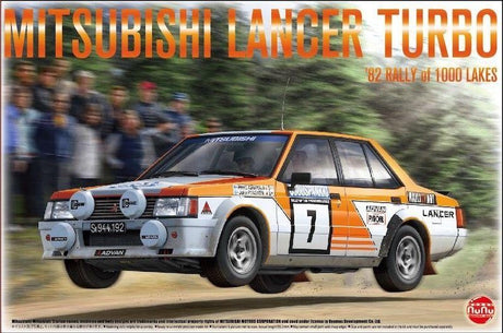 NuNu 1/24 Scale Lancer Turbo '82 Rally of 1000 Lakes