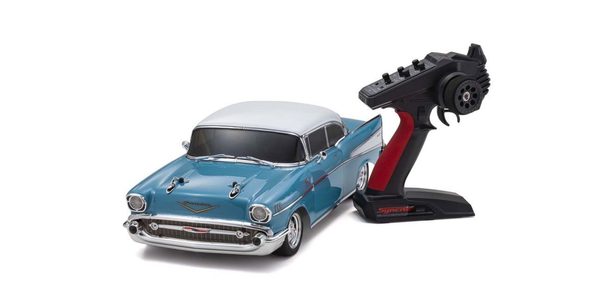 KYOSHO 1/10 1957 CHEVY BEL AIR COUPE - TROPICAL TURQUOISE