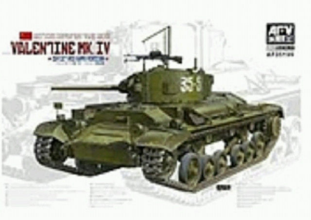 Afv Club 1/35 Valentine Mk.iv Soviet Red Army Version Plastic Model Kit [af35199]