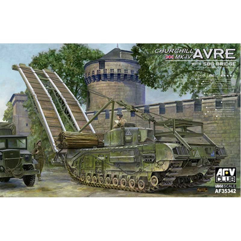 AFV Club 1/35 Churchill Mk IV AVRE W/ SBG Bridge 