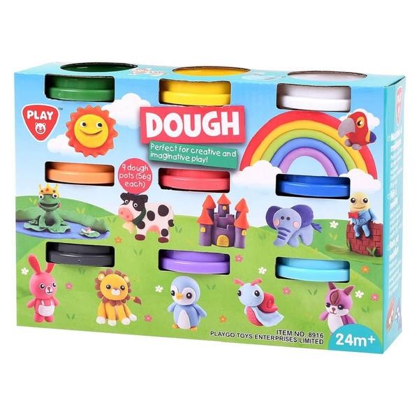 Playgo 9 x 2oz Dough Pack