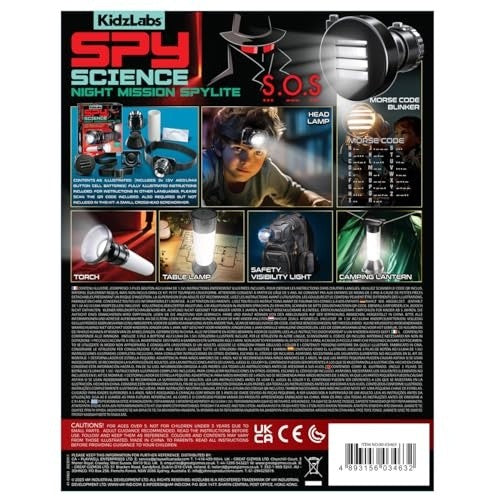 M4 Kidzlabz - Spy Science Night Mission Spylight