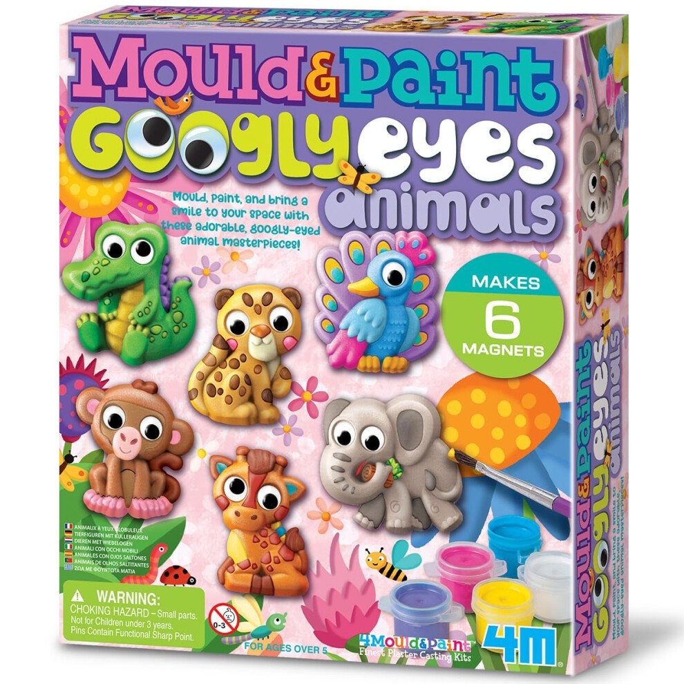 4M Mould & Paint - Googly Eyes Animals