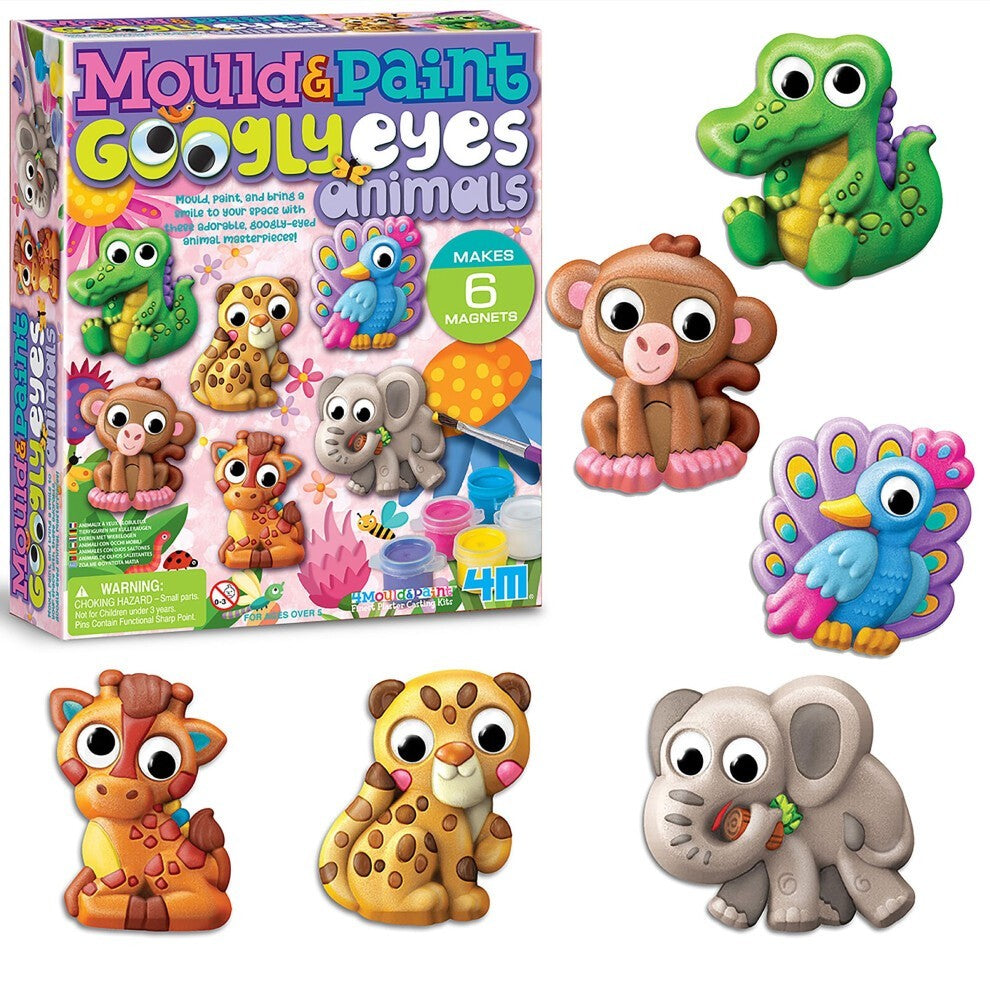 4M Mould & Paint - Googly Eyes Animals