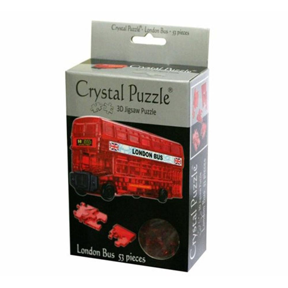 3d London Bus Crystal Puzzle