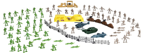 SOLDIER FORCE BUCKET PLAYSET 100PC