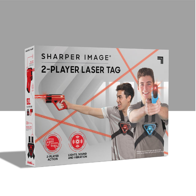SHARPER IMAGE 2PLAYER SET ELECTRONIC LASER TAG