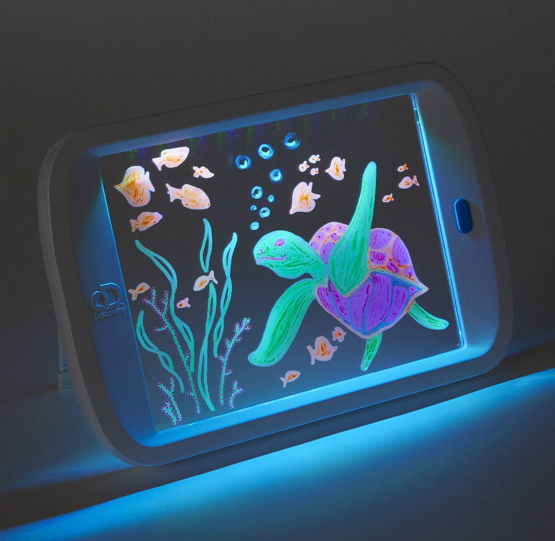 DISCOVERY NEON LED GLOW DRAWING BOARD