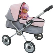 Bambolina Doll & Pram - 2 In 1 Set