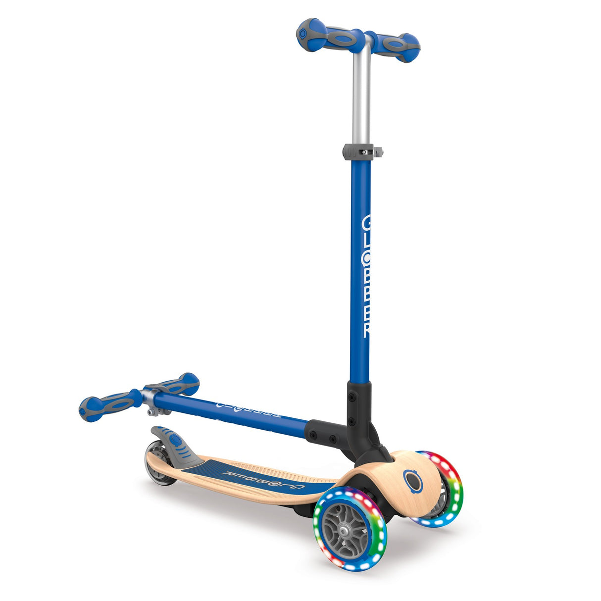 GLOBBER PRIMO FOLDABLE WOOD LIGHTS NAVY BLUE   
