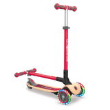 GLOBBER PRIMO FOLDABLE WOOD LIGHTS RED