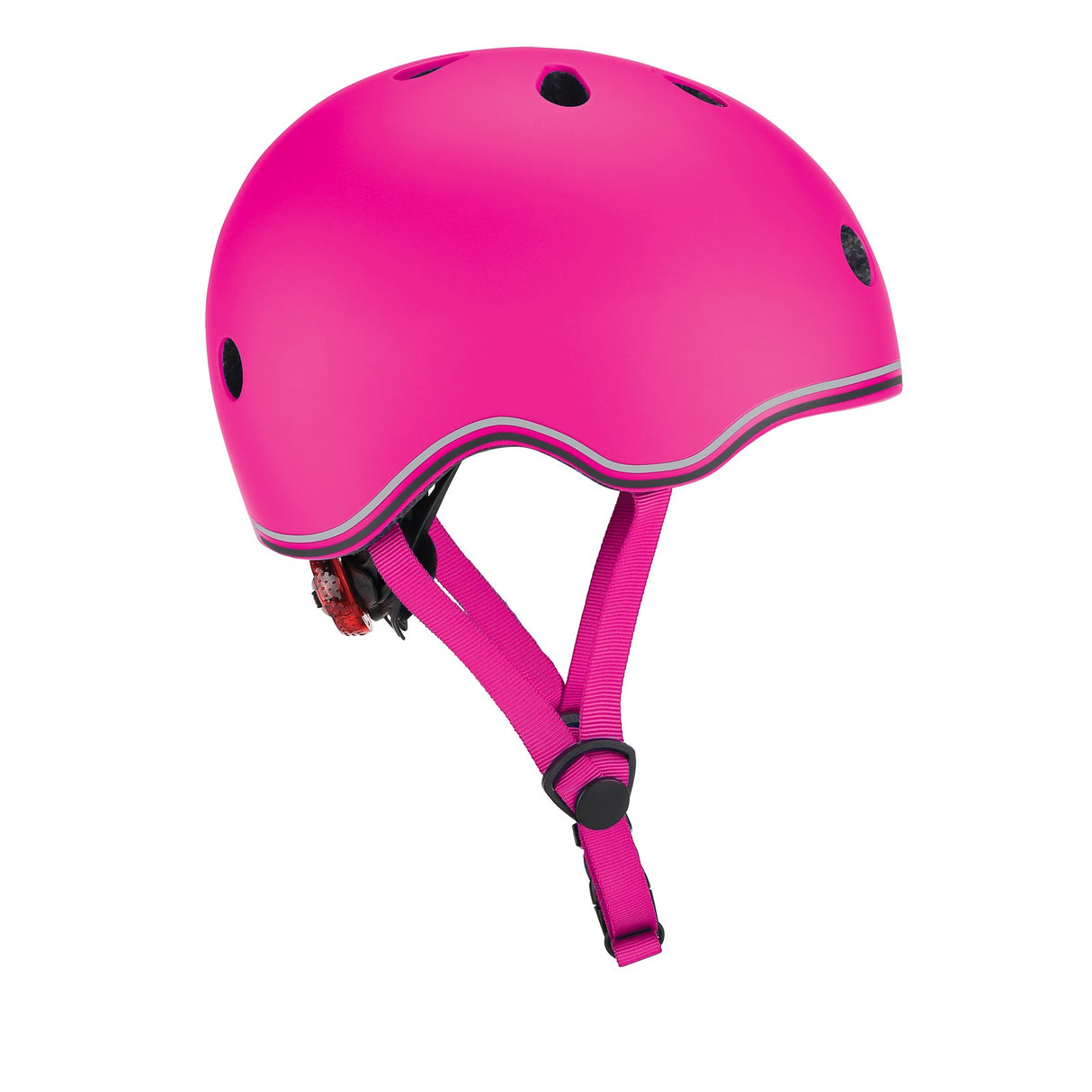 GLOBBER HELMET GO UP LIGHTS  XS/S (51-55CM) DEEP PINK