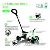 GLOBBER LEARNING BIKE 3IN1 - WHITE / PASTEL PINK