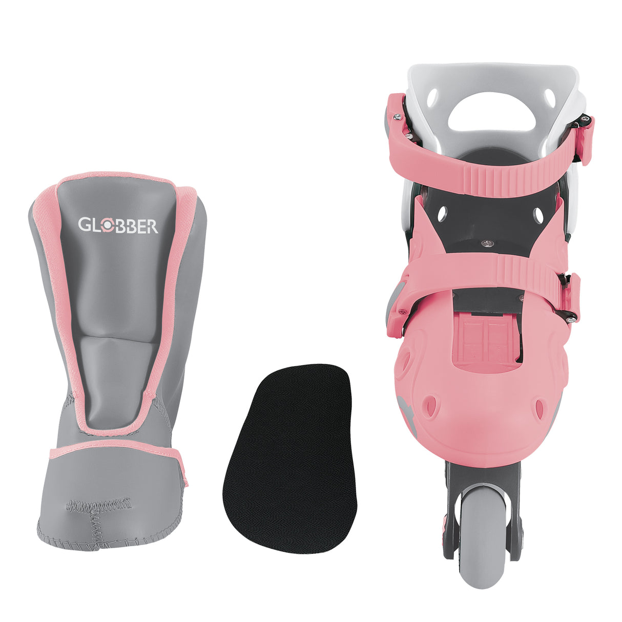 Globber Learning Inline Skates 2In1 Size 29-32 - Pastel Pink