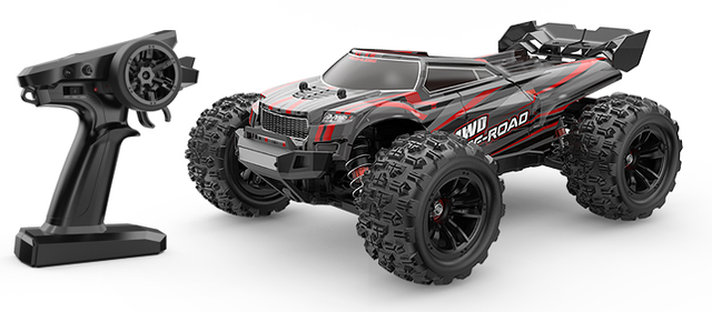 MJX 4WD Off-Road Truggy Brushless RC - Black and Red