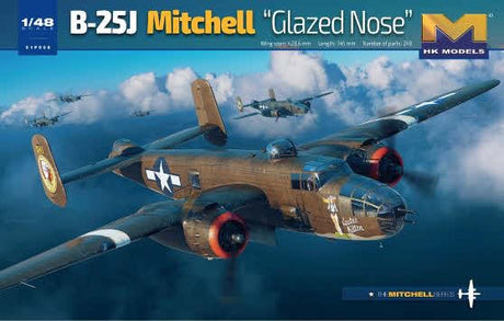 HK MODELS 1/48 B-25J Mitchell  Glazed Nose  