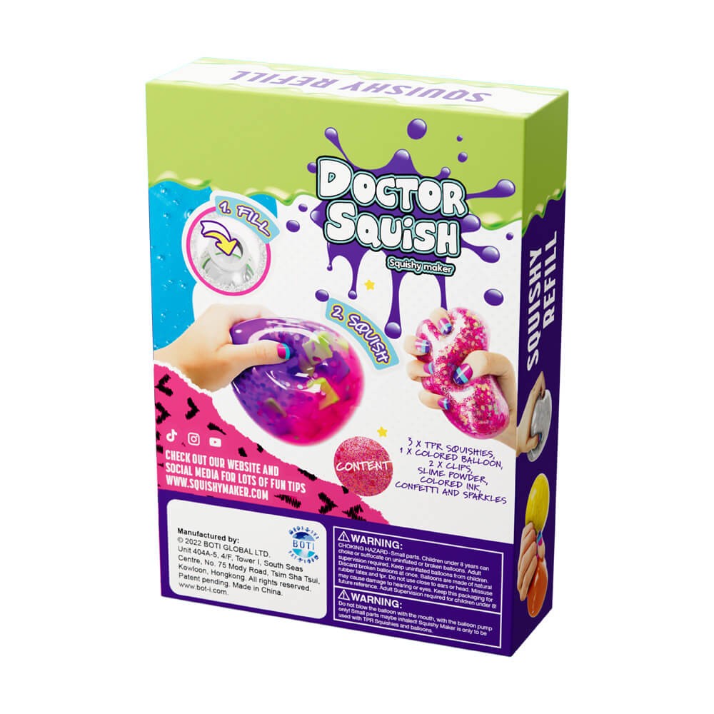 DOCTOR SQUISH SQUISHY PARTY PACK REFILL