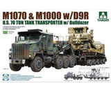 Takom Tak5002 U.s. M1070u. M1000 W/d9r 70 Ton Tank Transporter W/bulldozer In 1:72