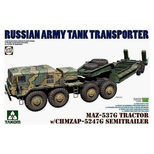 Takom 1/72 Russian Army Tank Transporter