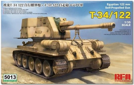 RYEFIELD 1/35 T-34 / 122 SELF-PROPELLED GUN