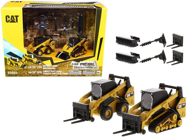 Cat 1/64 272d2 Steer & 297d2 Track Loader