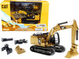 1:64 Cat 320F L Hydraulic Excavator with 5 new work tools