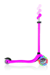 GLOBBER PRIMO LIGHTS W/ ANODIZED TBAR - NEON PINKSCOOTER