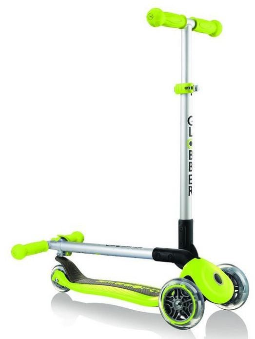 GLOBBER PRIMO FOLDABLE SCOOTER LIME GREEN SCOOTER