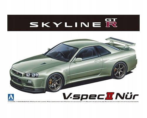 1/24 NISSAN BNR34 SKYLINE GT-R V-SPEC II NUR. 02