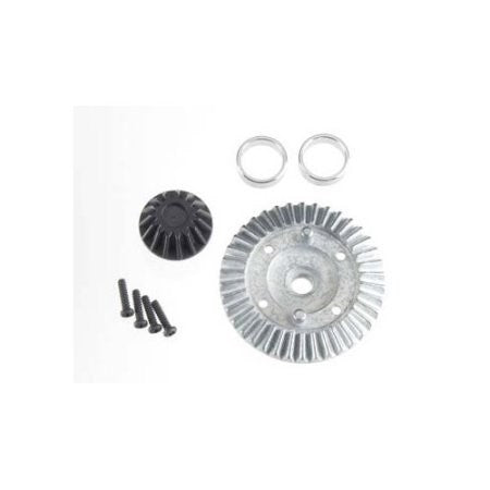 HPI 88000 Differential Gear Set 15-38T E-10 Spare Parts, Black