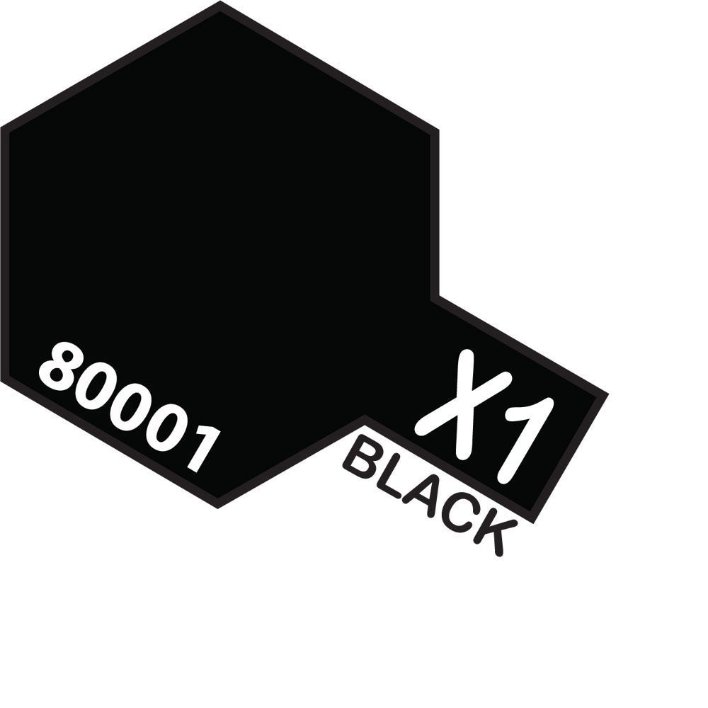 Tamiya Enamel X-1 BLACK
