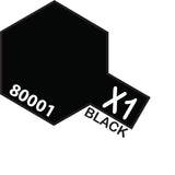 Tamiya Enamel X-1 BLACK